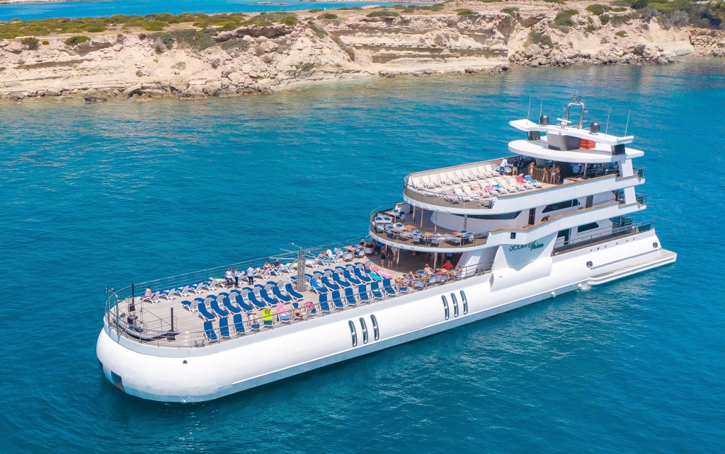 Yacht Ocean Vision for private parties in Paphos